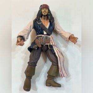 PIRATES OF THE CARIBBEAN - Jack Sparrow Vintage Disney Action Figure 7”L